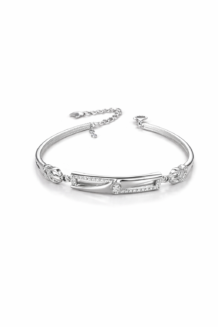 Silver Grace Crystal Bracelet